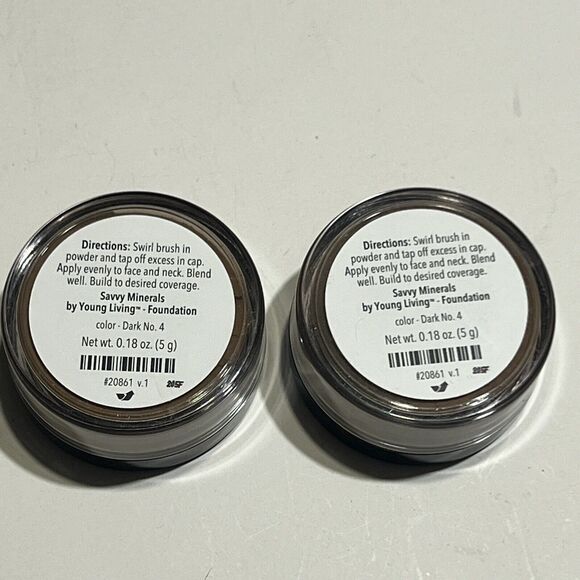 2xSavvy Minerals Young Living Dark #4 Eye shadow Color Residual Eyeshadow Makeup - Picture 8 of 10